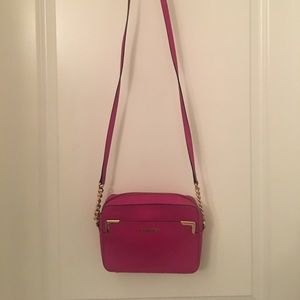 Calvin Klein Pink and Gold Crossbody